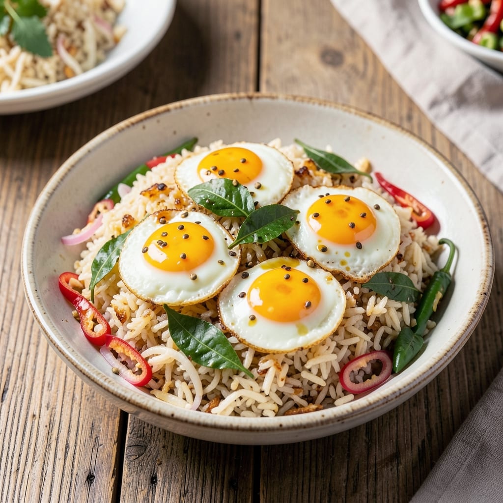 Andhra Egg Fried Rice Recipe: Spicy Tamarind-Kissed Crispy Noodles