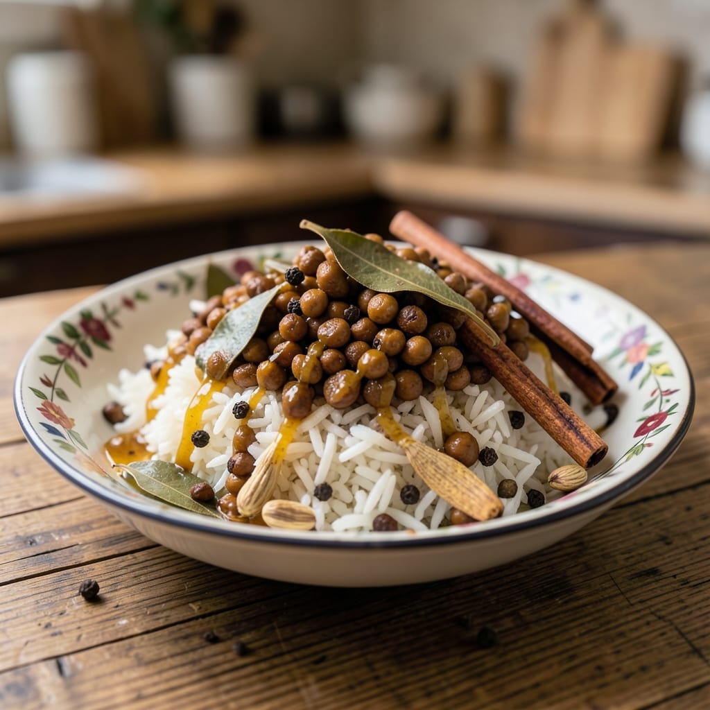 Akkha Masoor Rice Recipe: Spiced Lentils and Jasmine Rice in One Pot