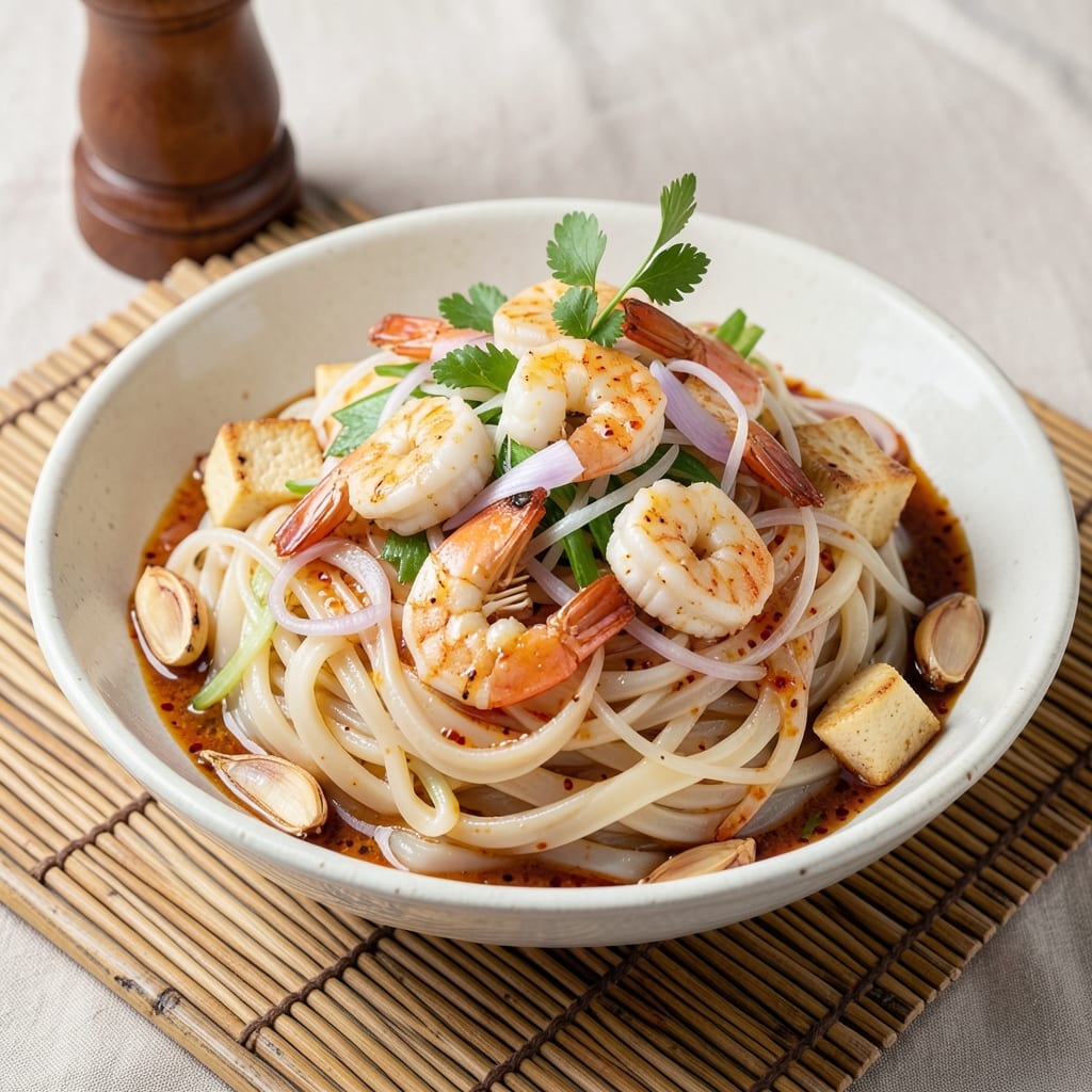 Asian Style Rice Noodle Recipe: Wok-Tossed Umami Crunch in 15 Minutes