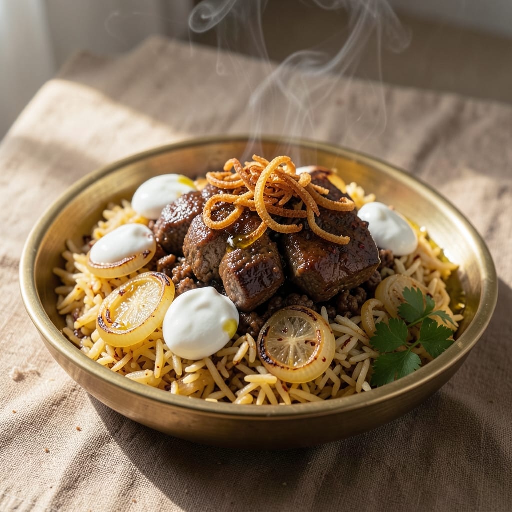 Arabic Mandi Rice Recipe: Saffron-Infused Fragrance and Toasted Spice Crunch