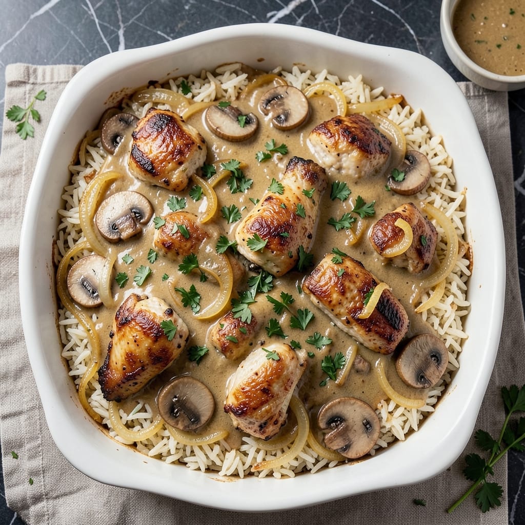 All Recipe Chicken and Rice Casserole: One-Pan Comfort With Golden Crisp Top