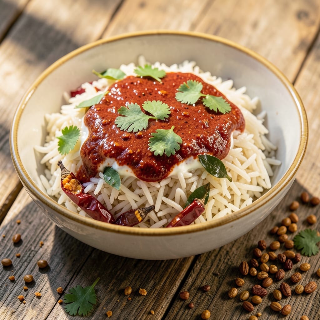 Amchur Rice Recipe: Tangy Yogurt and Dried Mango Brightness