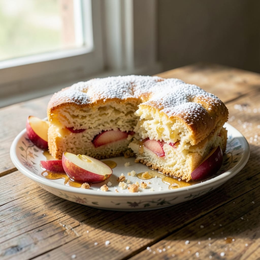 Apple Rice Cake Recipe: Apple-Cider Glazed Crisp-Topped Comfort
