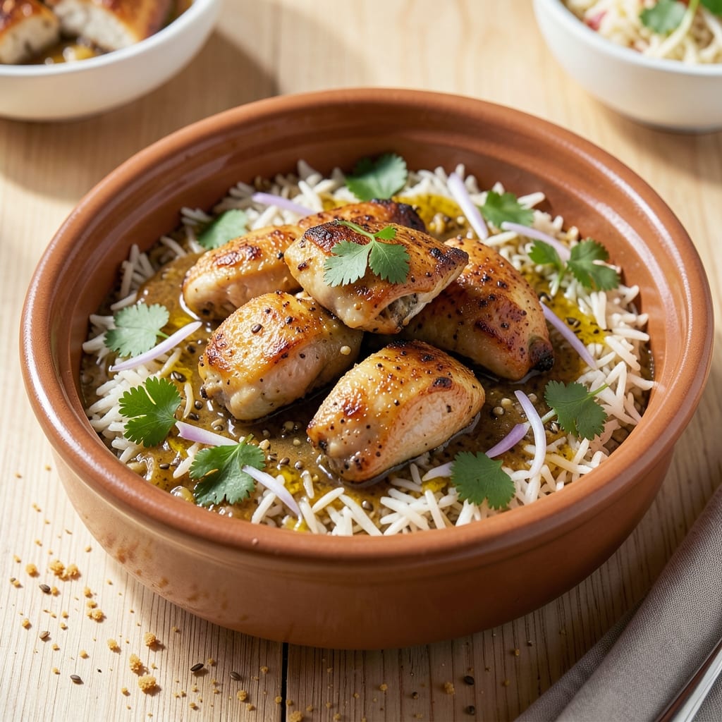 Arabic Chicken and Rice Recipe: Spiced One-Pot Fragrance and Flavor Fusion