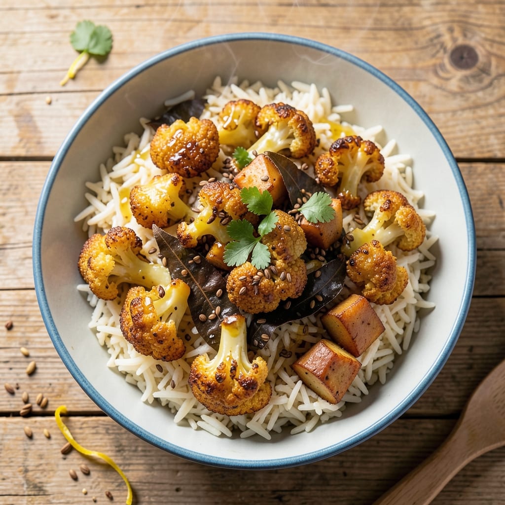 Aloo Gobi Rice Recipe: Spiced Potato and Cauliflower Pilaf with Fragrant Basmati