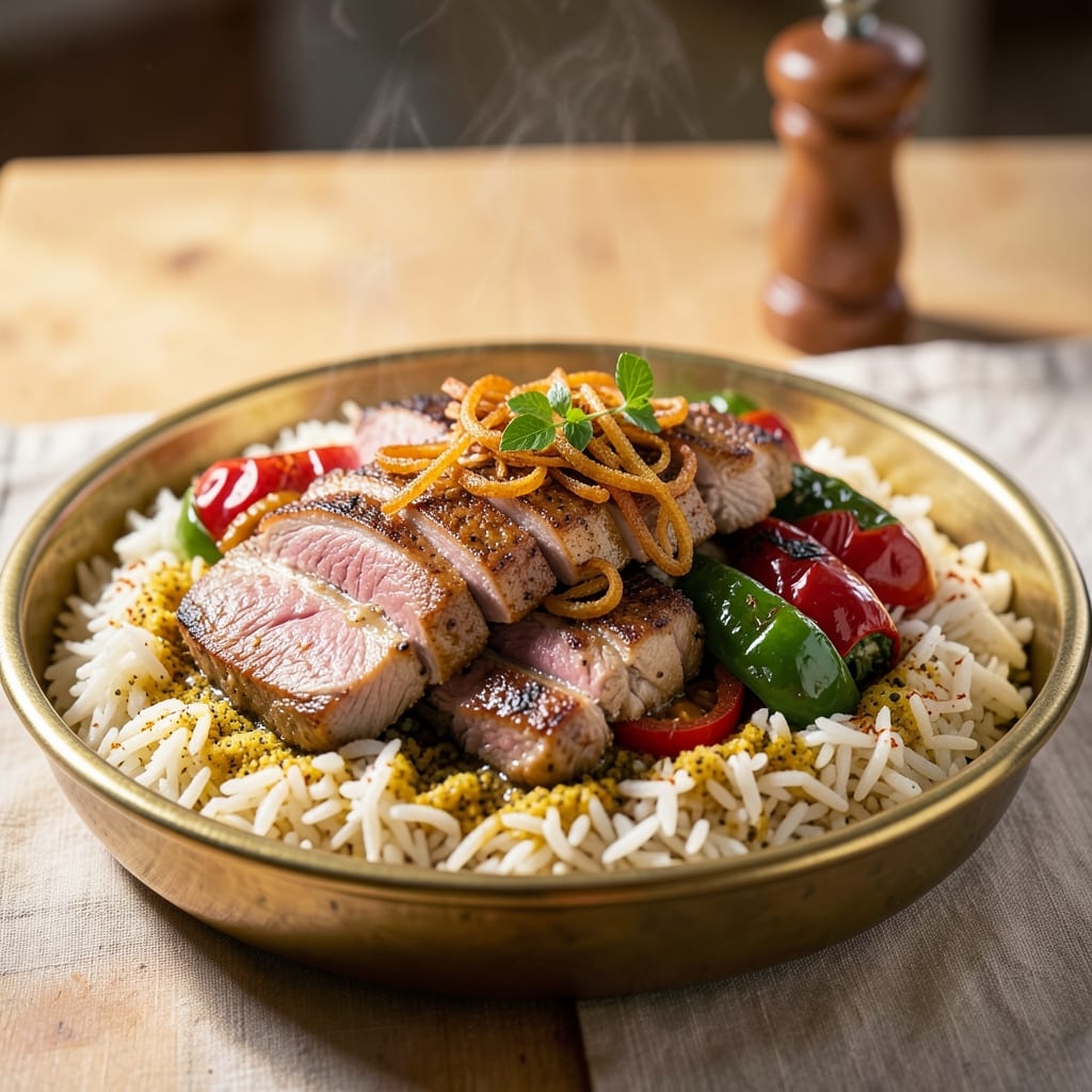 Al Kabsa Rice Recipe: Fragrant Saffron and Spiced Lamb Pilaf