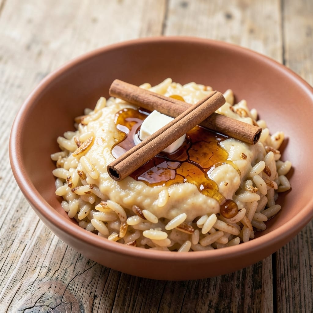 Arroz Doce Portuguese Sweet Rice Recipe: Cinnamon-Infused Creamy Delight with Almond Topping
