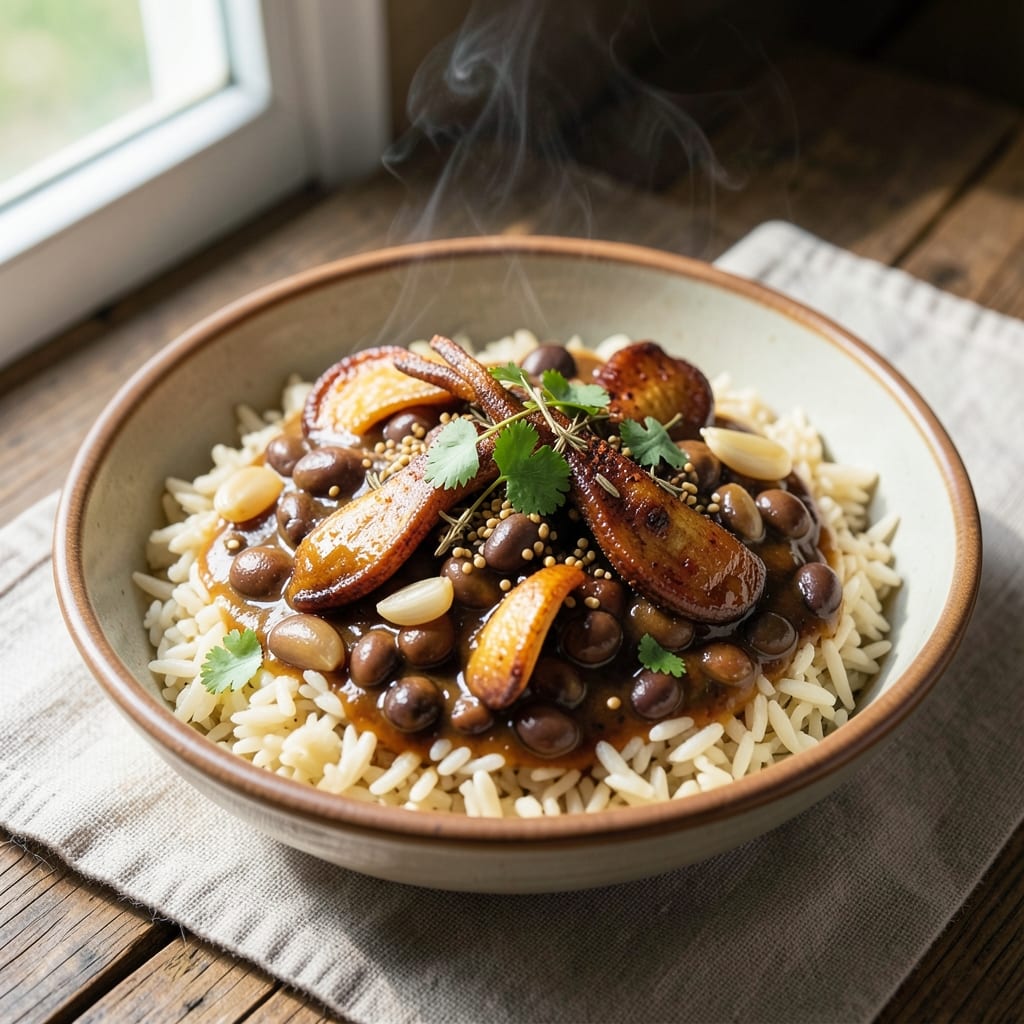 African Beans and Rice Recipe: Spiced One-Pot Flavor Harmony