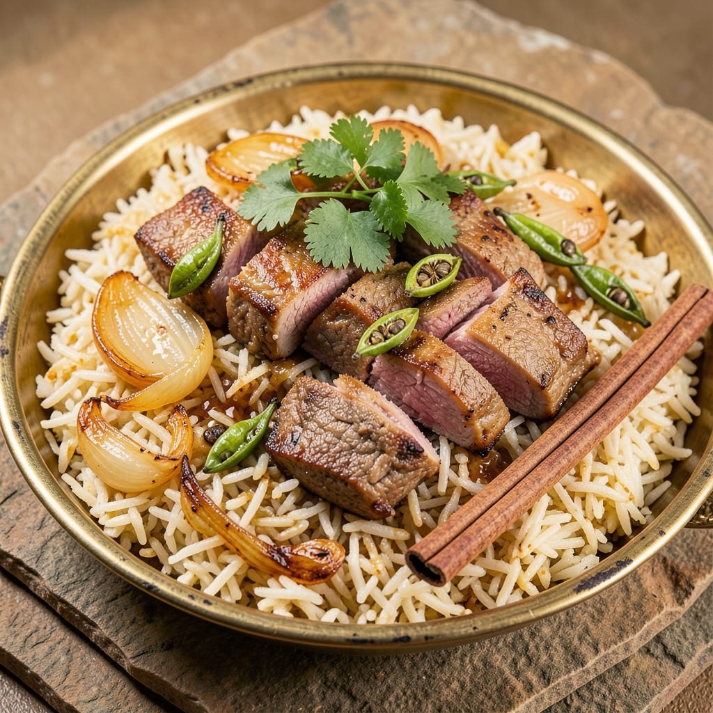 Afghani Pulao Rice Recipe: Saffron-Infused Fragrance and Cardamom Heat