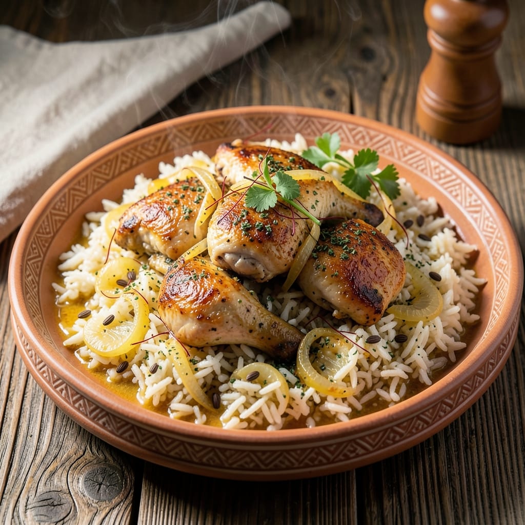 Algerian Rice Recipe: Fragrant Safran and Cumin Pilaf Perfection