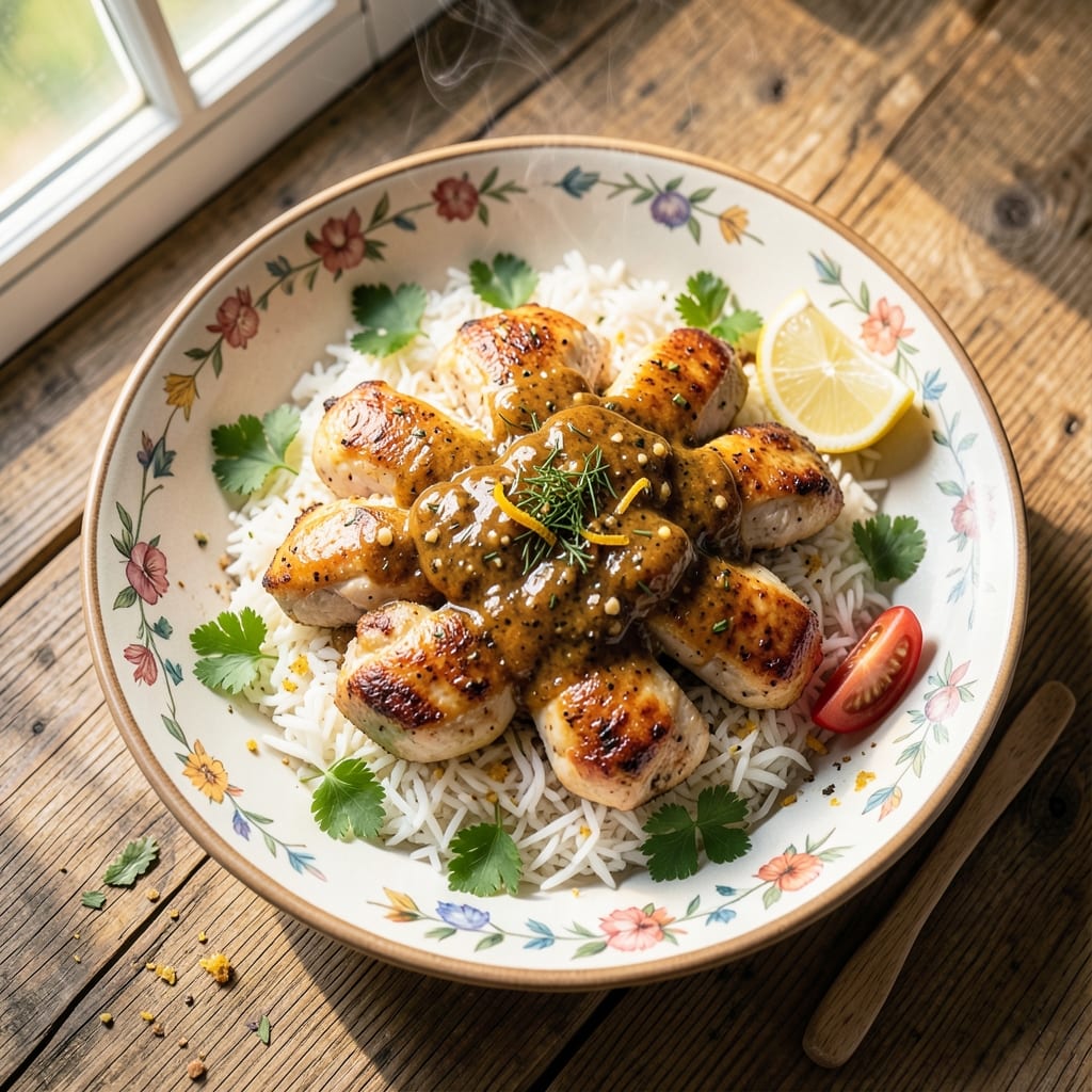 Albanian Chicken and Rice Recipe: Spiced Yogurt-Marinated One-Pot Harmony