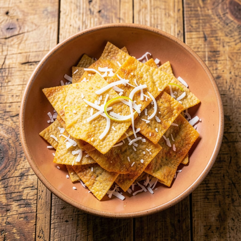 Araré Rice Crackers Recipe: Crunchy Coconut-Lime Crisp Bites