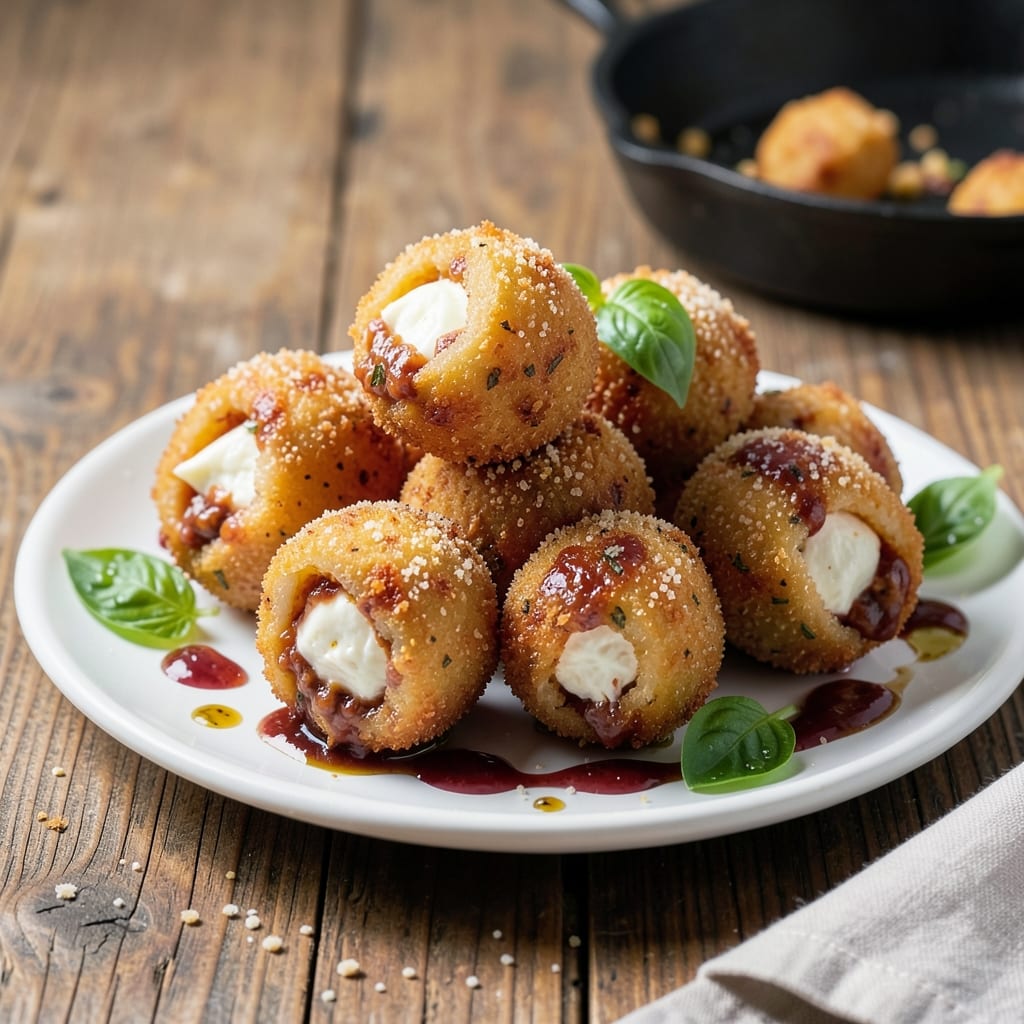 Arancini Recipe Leftover Rice: Crispy Golden Bites with Cheesy Centers