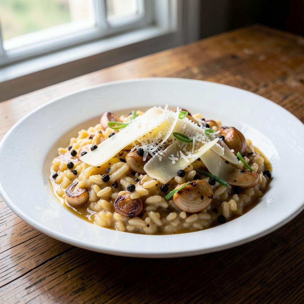 Asiago Rice Recipe: Creamy Parmesan Pilaf With Toasted Garlic Crunch