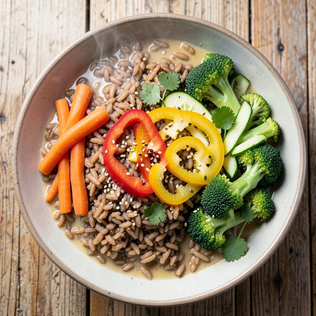 Amy's Brown Rice and Vegetable Bowl Recipe: Protein-Packed Meal Prep Magic