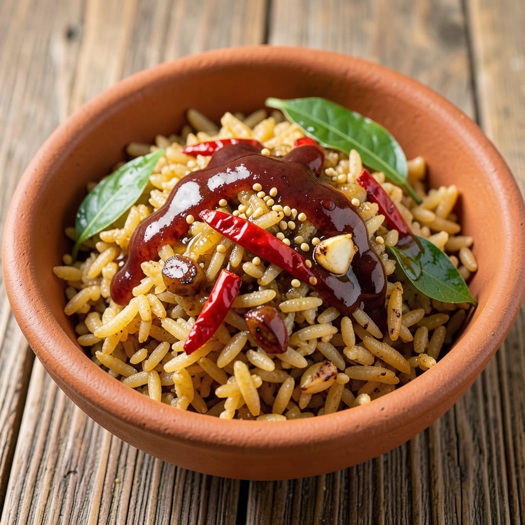 Andhra Tamarind Rice Recipe: Tangy, Spicy South Indian One-Pot Magic