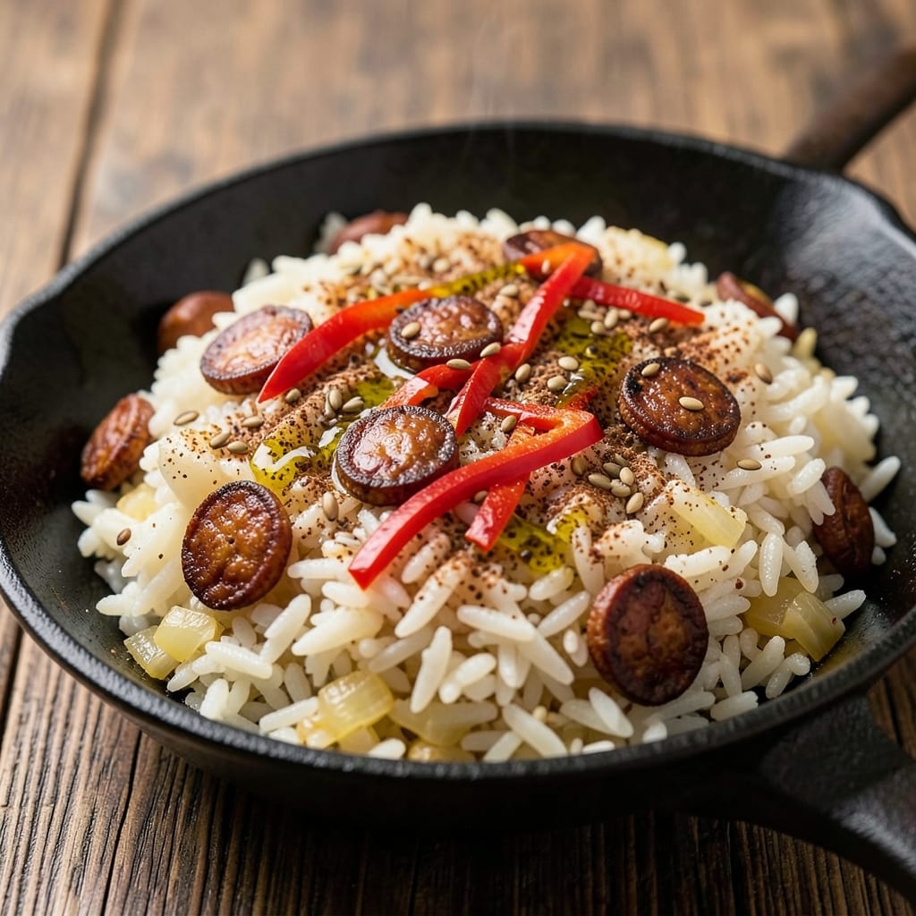 Arnie Tex Mexican Rice Recipe: Smoky Cumin and Chorizo-Kissed Every Grain