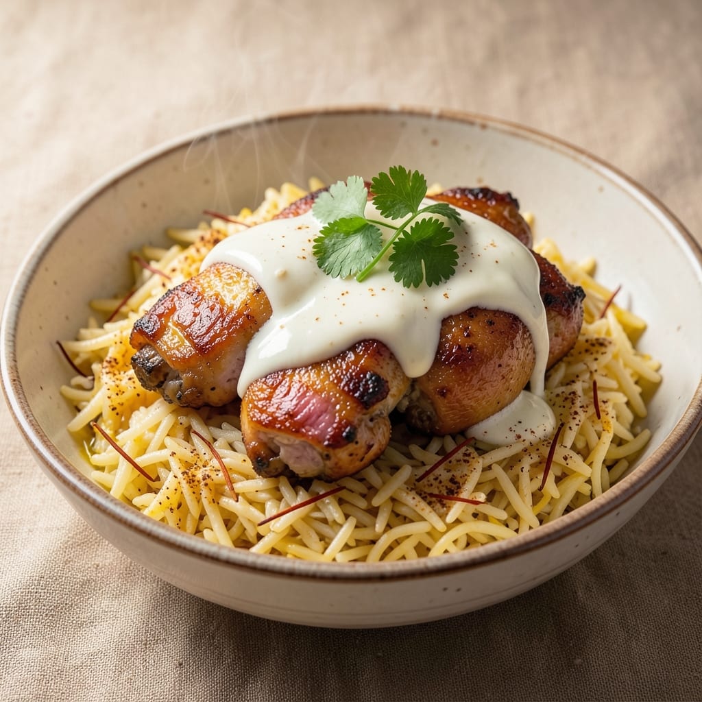 Afghani Chicken and Rice Recipe: Fragrant Saffron and Cardamom One-Pot