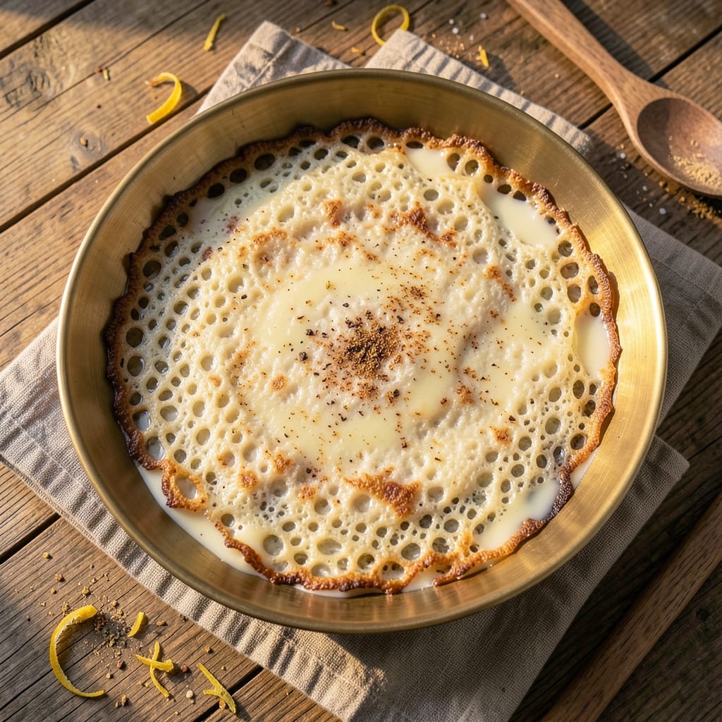 Appam Recipe With Rice Flour Without Yeast: Lacy Pancakes Steamed to Ethereal Lightness