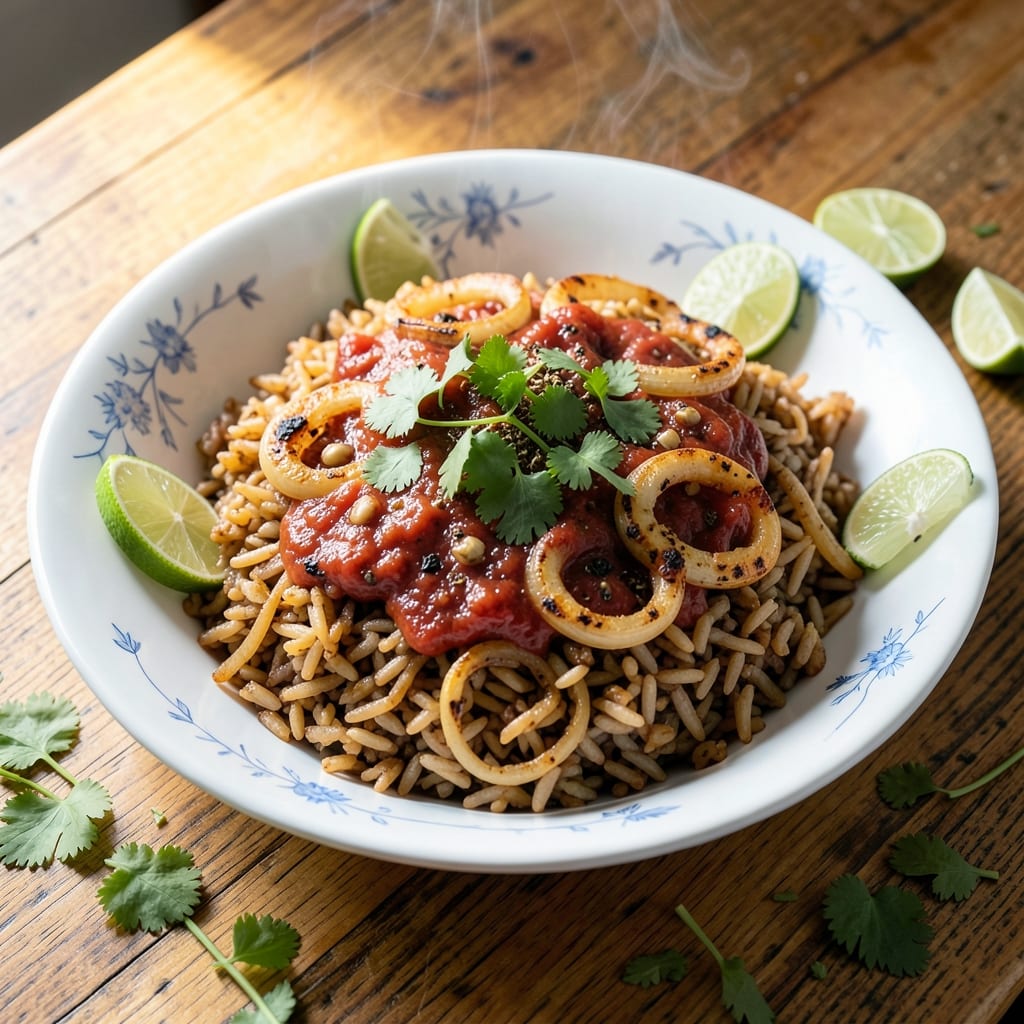 2 Cups Mexican Rice Recipe: Tomato-Cinnamon Fragrance in One-Pot Magic
