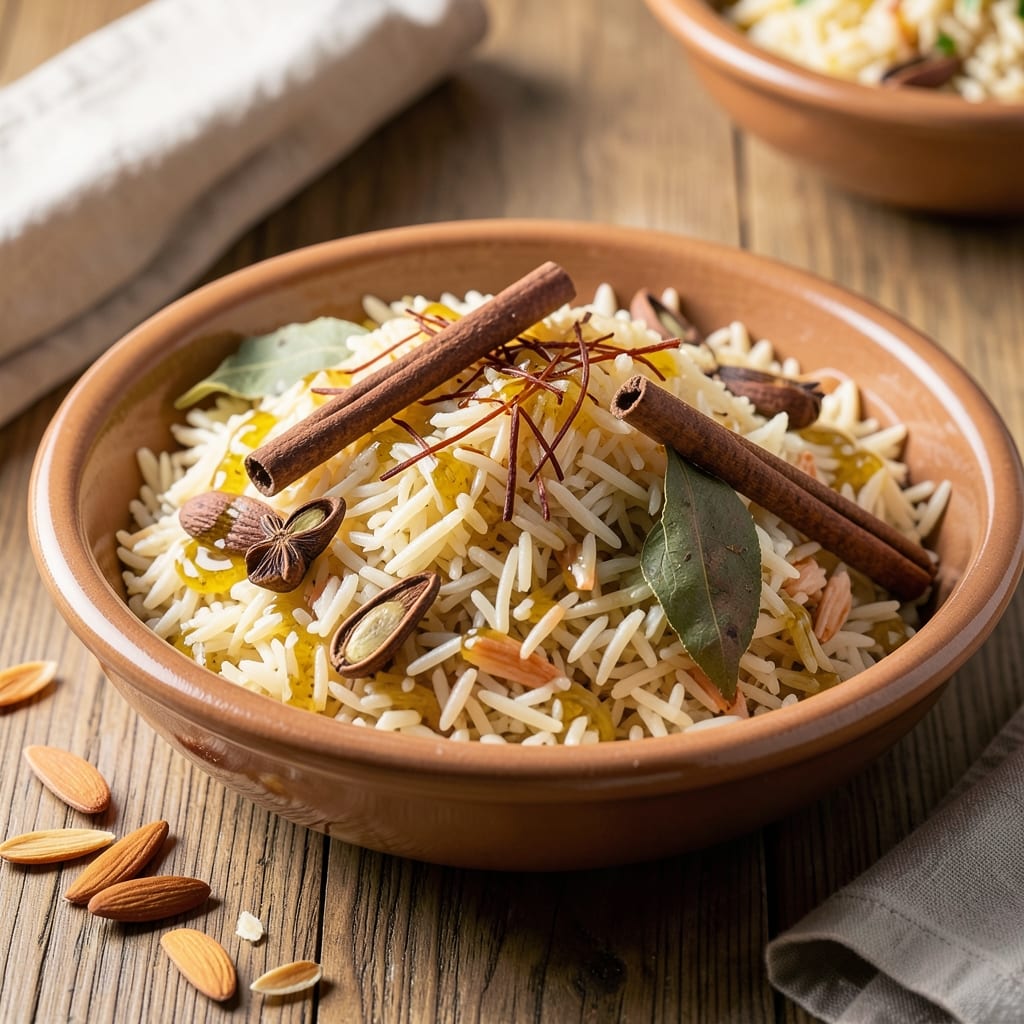 Aromatic Basmati Rice Recipe: Fragrant Saffron-Infused Grains in 15 Minutes