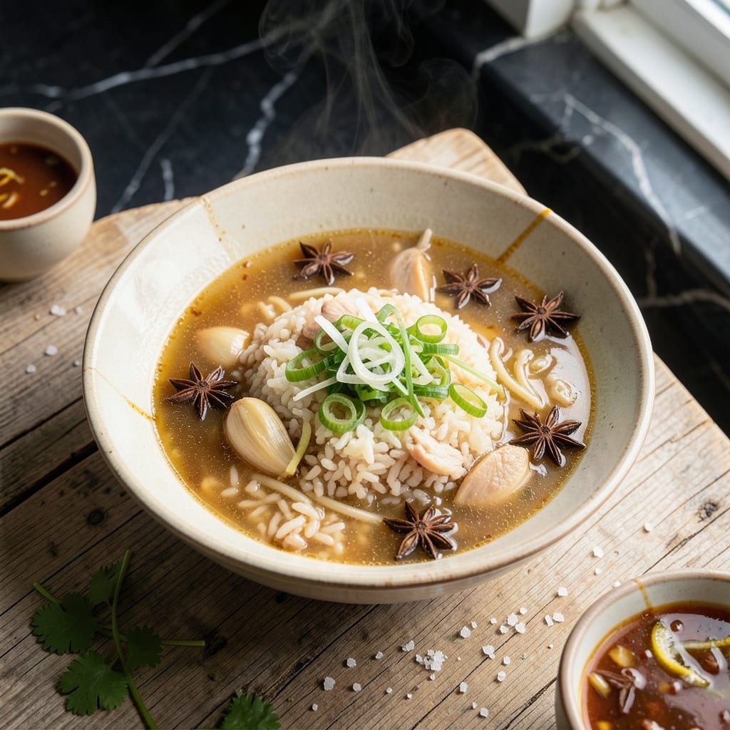 Asian Rice Soup Recipe: Fragrant Ginger and Star Anise Harmony