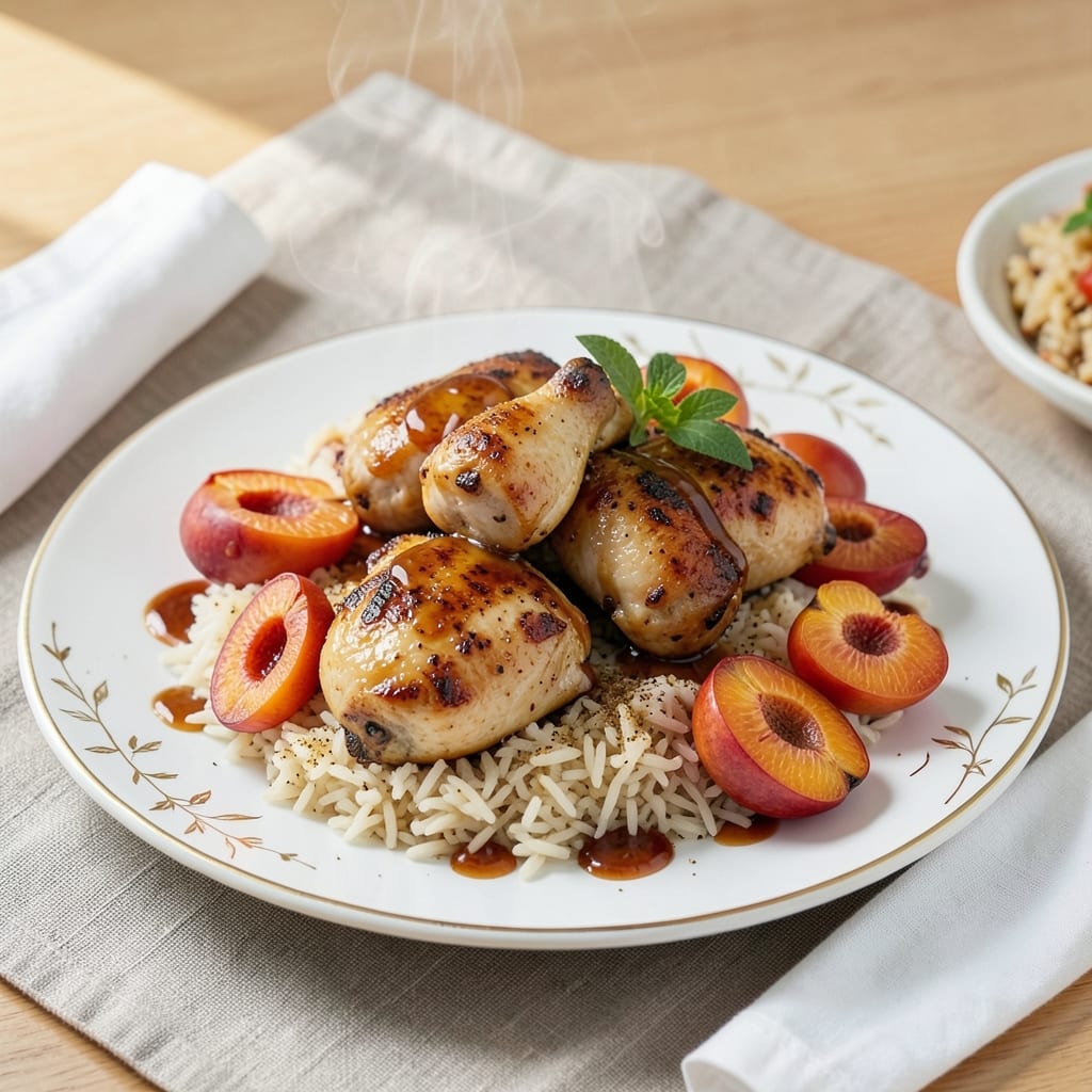 Apricot Chicken and Rice Recipe: Honey-Glazed Sweetness with Juicy Shreds