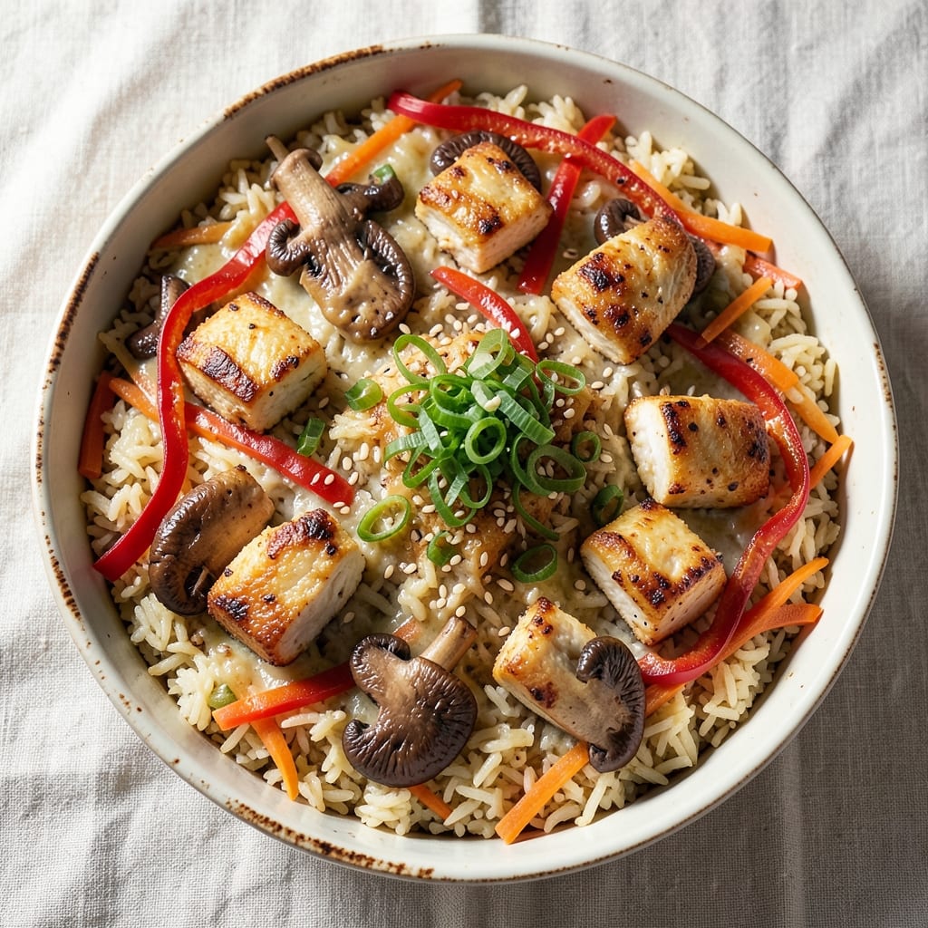 Asian Rice Casserole Recipe: Crispy-Topped Comfort with Umami Depth