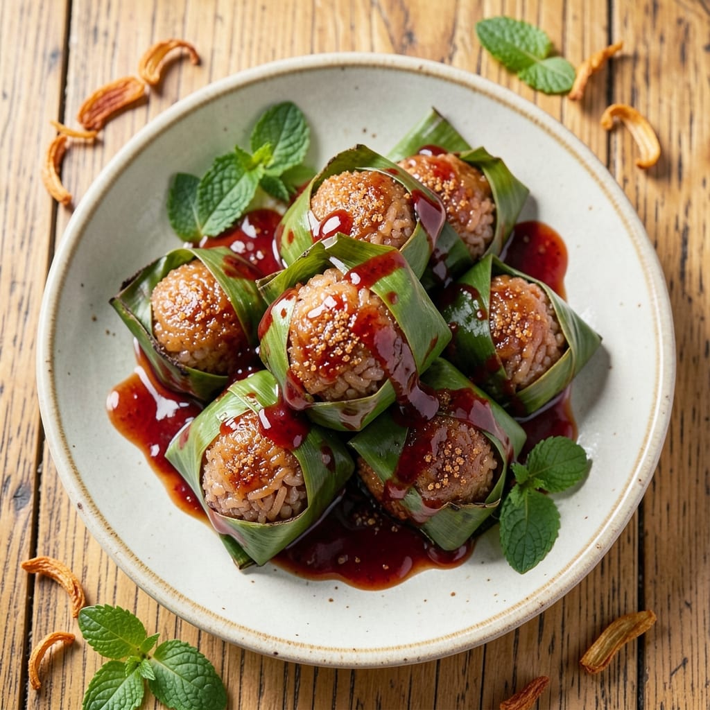 Alkaline Rice Dumplings Recipe: Glutinous Chews With Tangy Tamarind Glaze