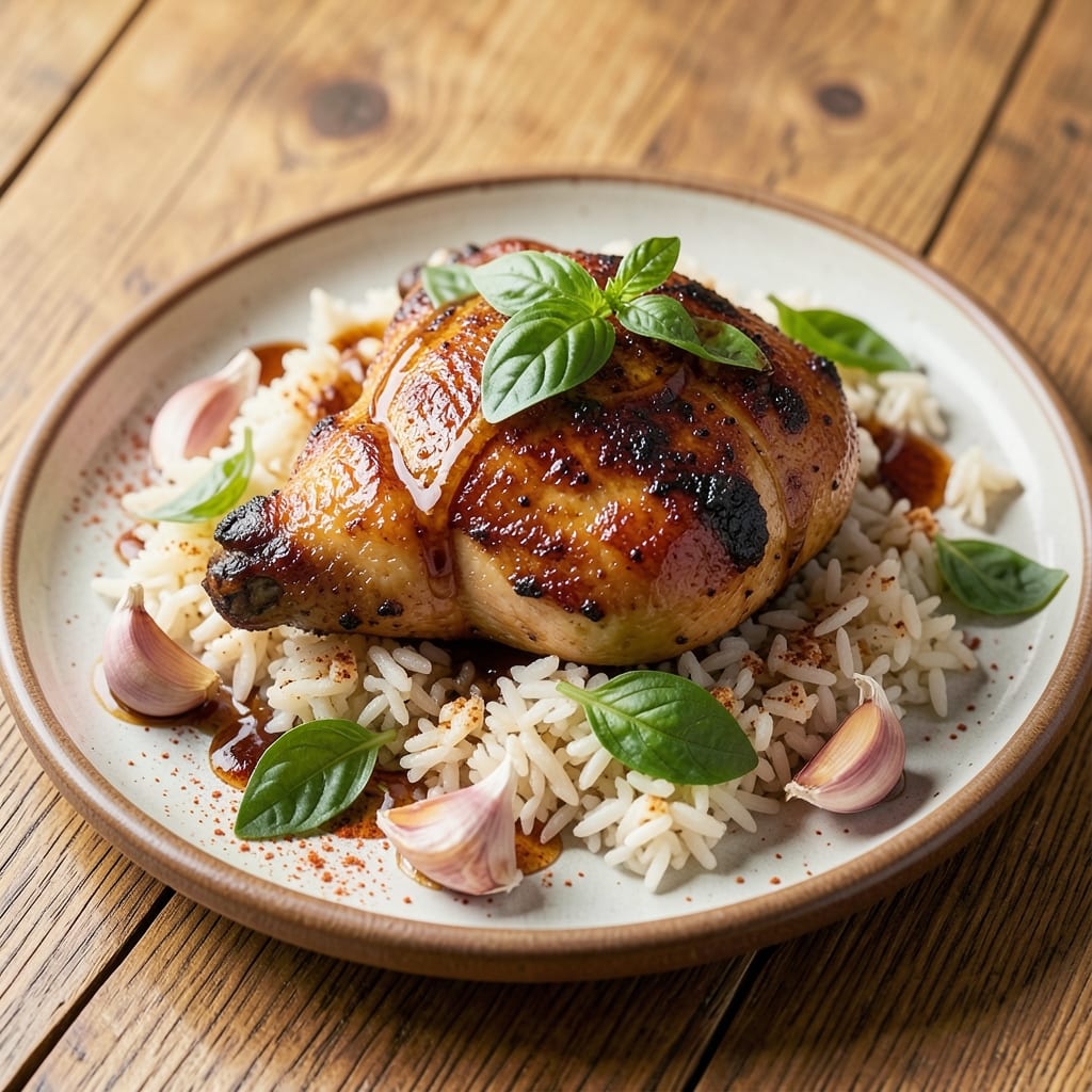 Amazing Forgotten Chicken with Rice Recipe: Smoky Garlic-Basil One-Pot Revival