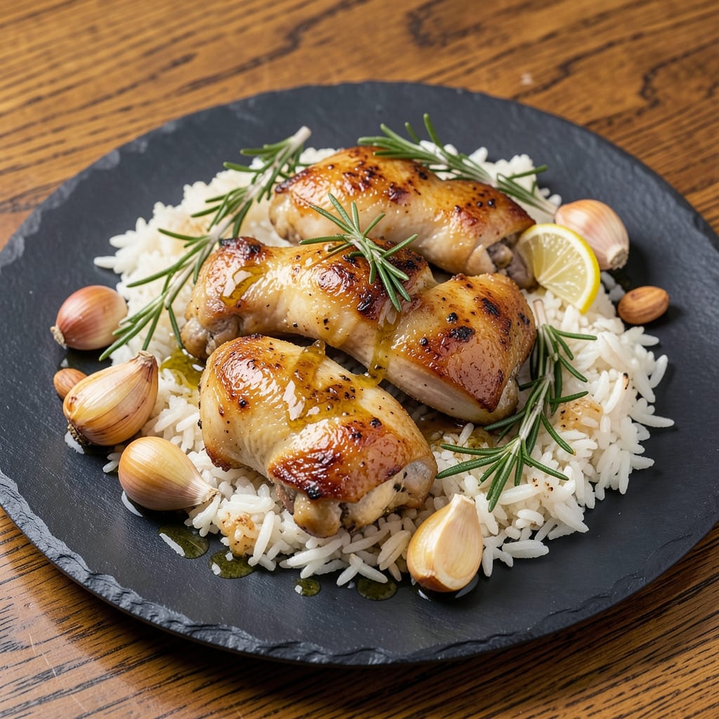 5-Star Chicken and Rice Recipe: One-Pan Golden Crust, Juicy Centers