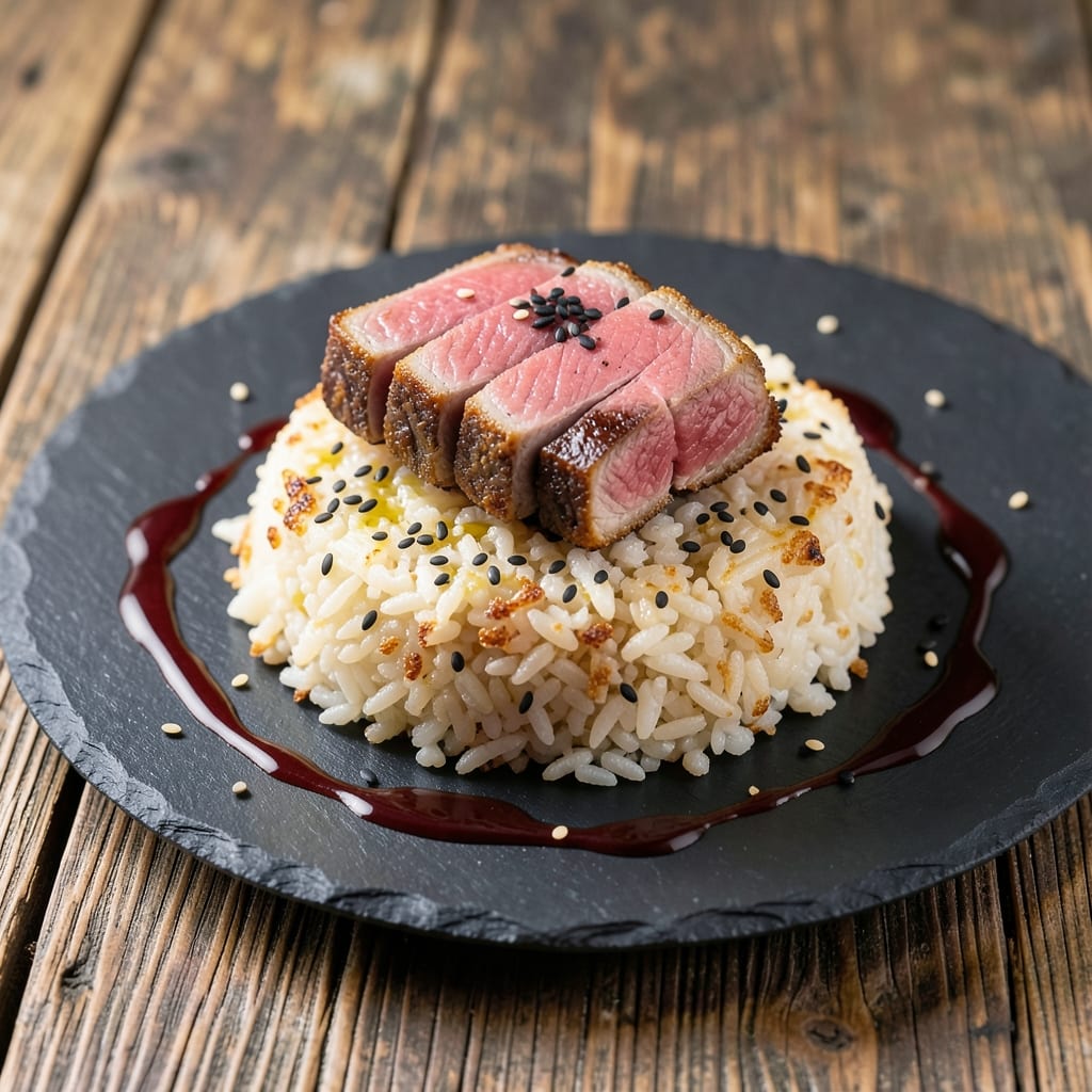Ahi Tuna Crispy Rice Recipe: Sesame-Crusted Bites with Buttery Rice Bases