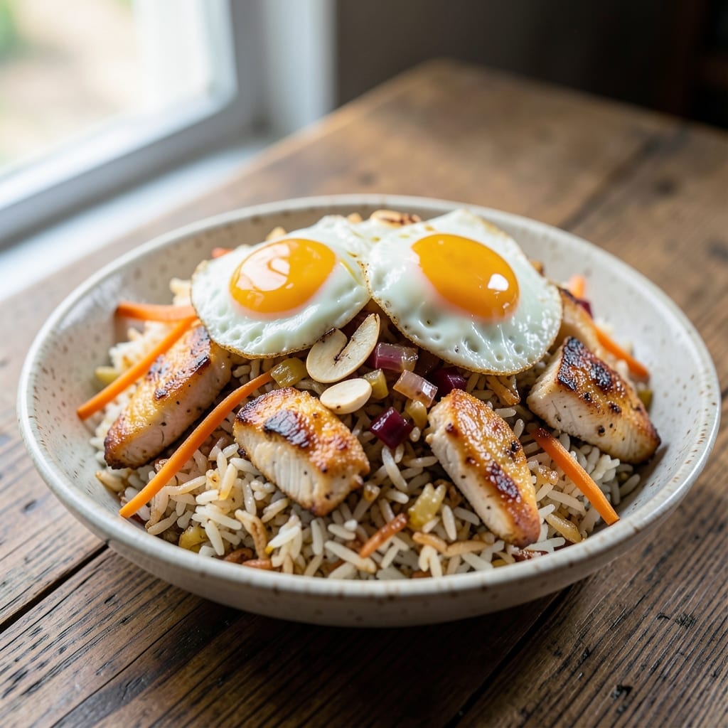American Chicken Fried Rice Recipe: One-Pan Savory Crunch and Silky Grains