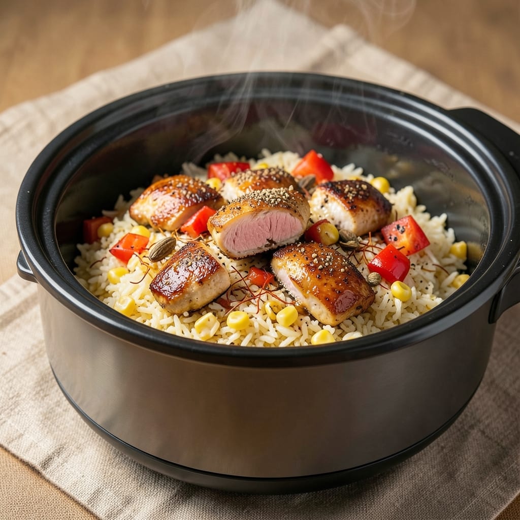 Aroma Rice Cooker Pilaf Recipe: Fragrant Saffron and Toasted Spice Fusion