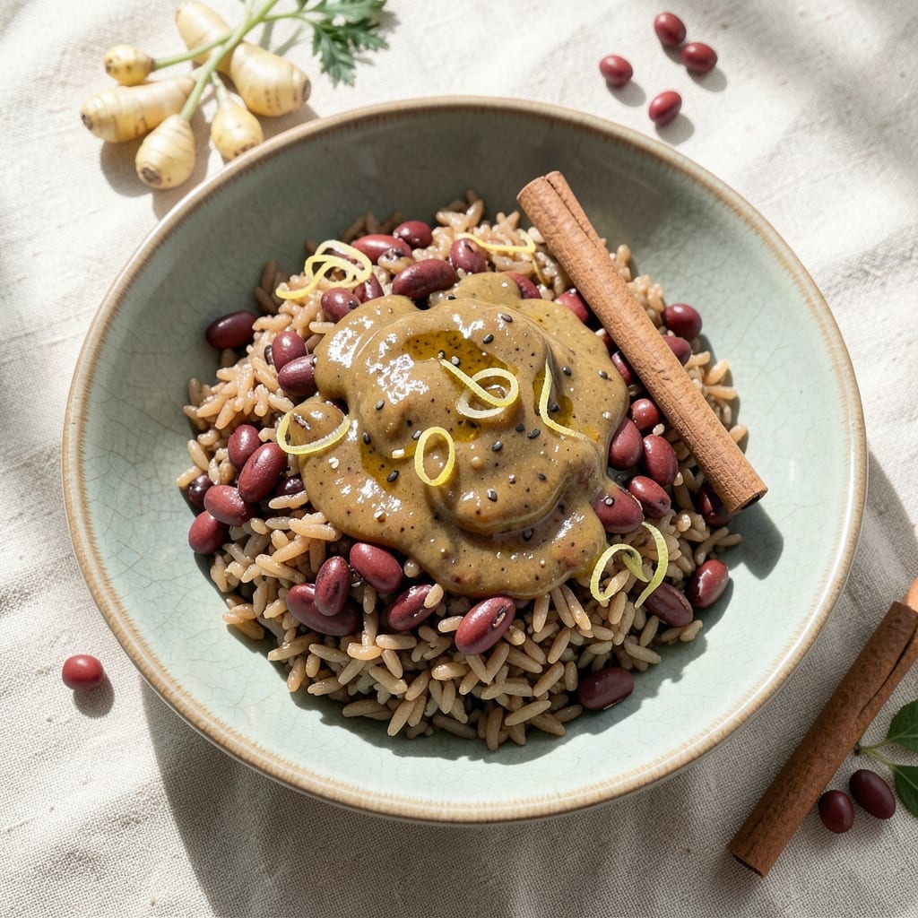 Adzuki Beans and Brown Rice Recipe: Sweet-Savory One-Pot Harmony