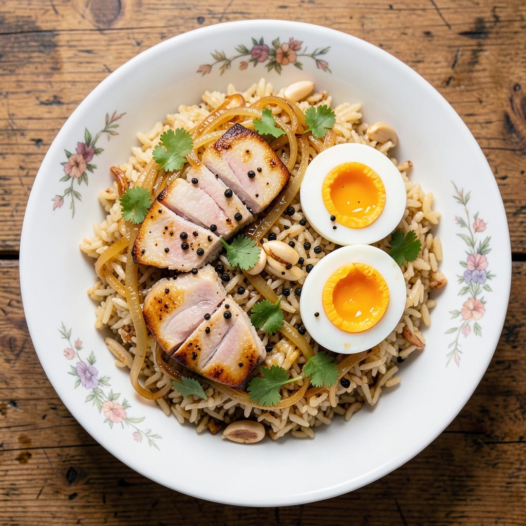 Aligue Fried Rice Recipe: Silky Egg Ribbons and Wok-Heated Aromas