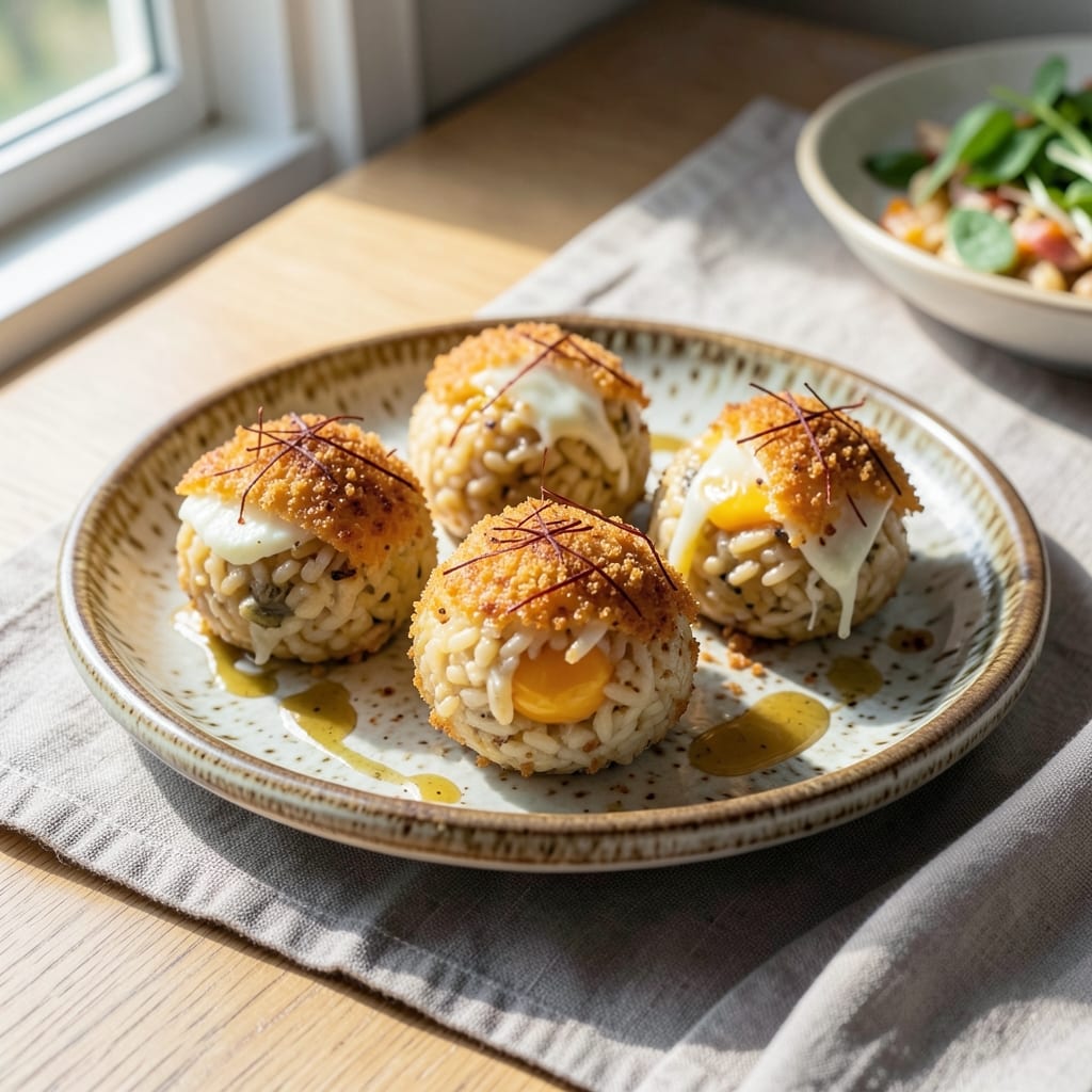 Arborio Rice Balls Recipe: Crispy Crust, Creamy Risotto Hearts