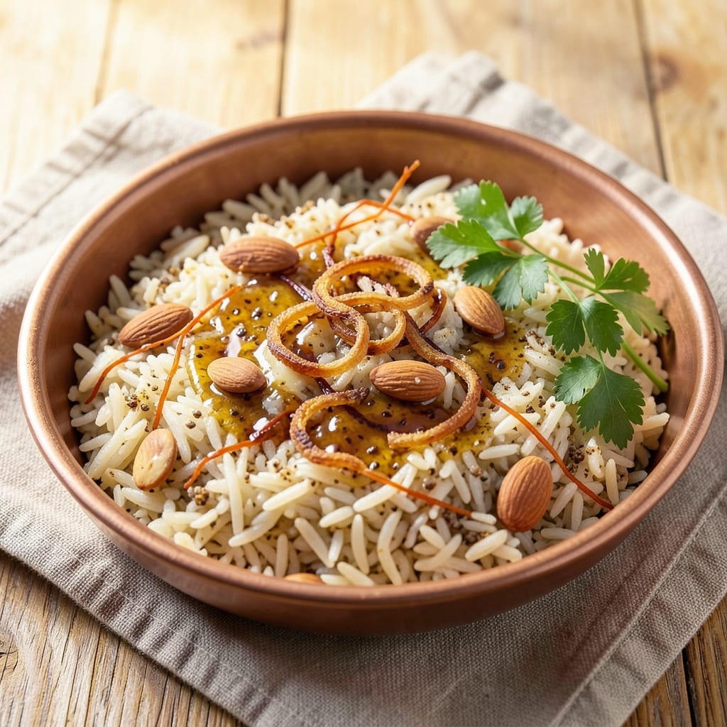 Arabic Rice Pilaf Recipe: Fragrant Saffron and Toasted Spice Perfection