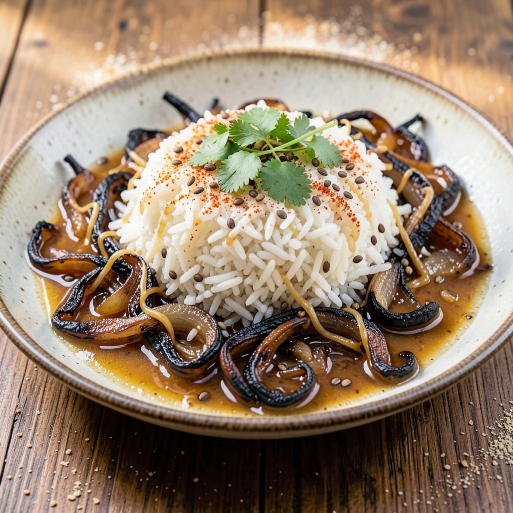 Aaron Sanchez's Rice Recipe: Smoky Cumin-Spiced Grain with Charred Onions