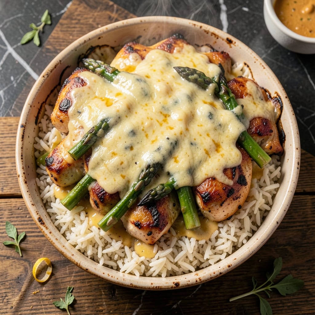 Asparagus Chicken and Rice Casserole Recipe: One-Dish Comfort with Crispy Top